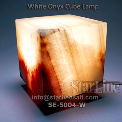 Onyx Cube Lamp